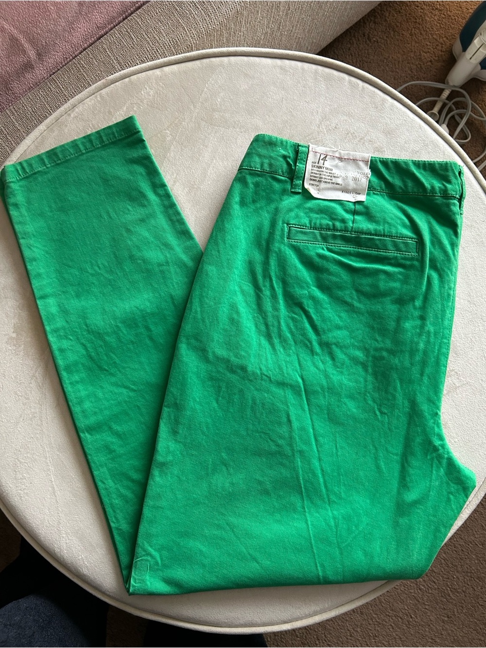 GAP Bright Green Womenβs Chinos